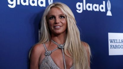 Britney Spears, en una gala en California en abril de 2018.