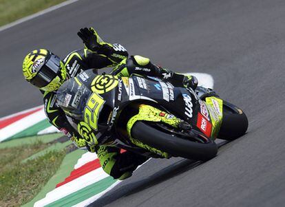 Iannone celebra su victoria.