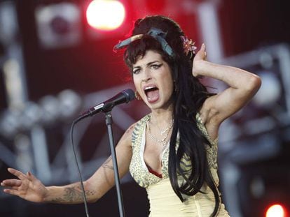 Concierto de Amy Winehouse en el Rock in Rio de Madrid, en 2008.