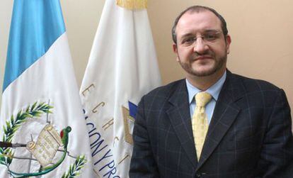 Luis Fernando Carrera, ministro de Relaciones Exteriores de Guatemala.