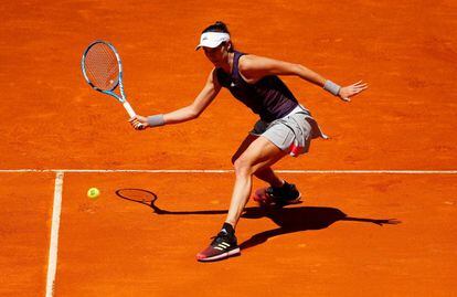 Muguruza, durante un partido de esta temporada.