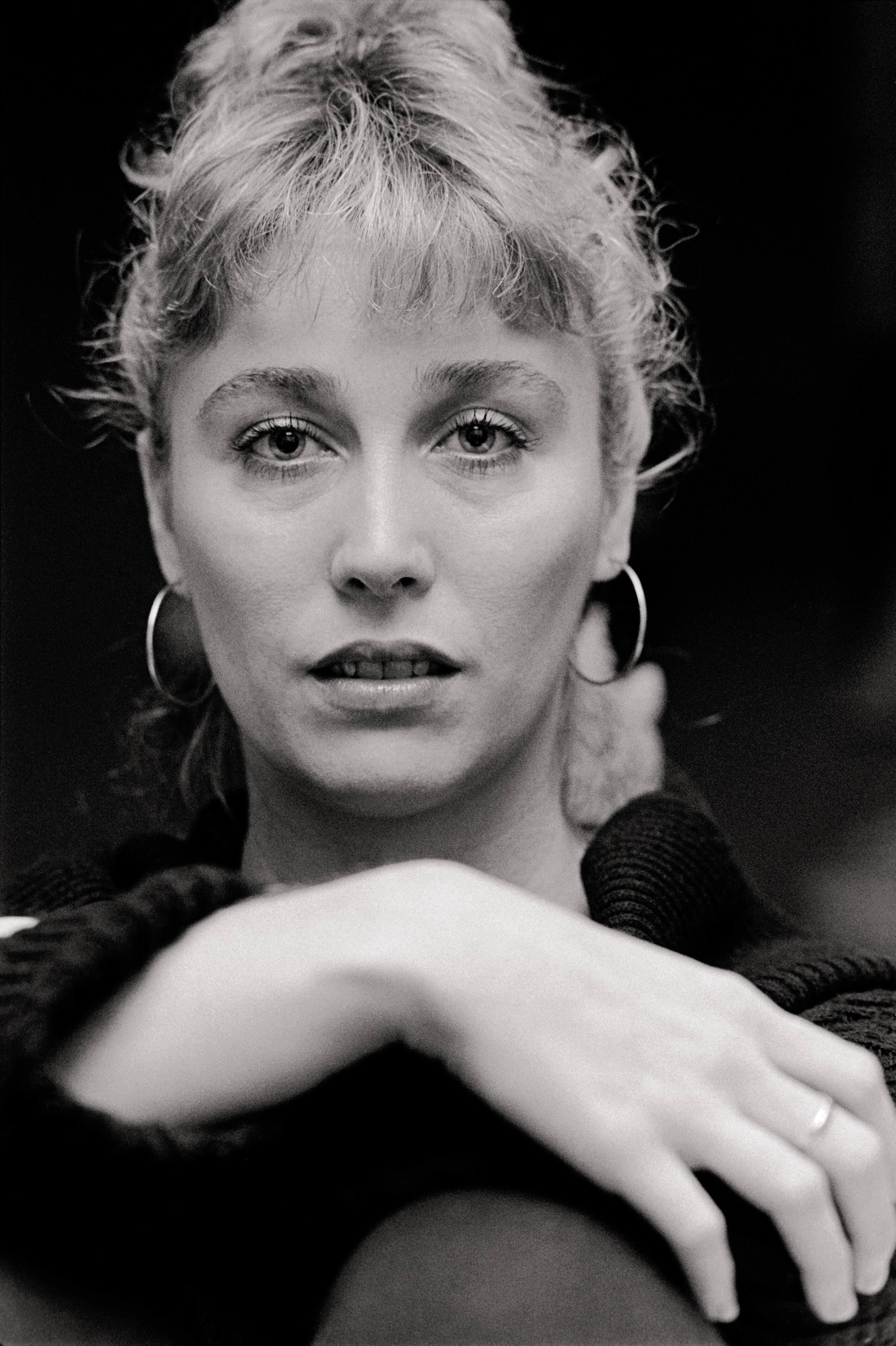 Retrato promocional de Veronica Forqué en 1985.