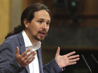 El líder de Podemos propone un referéndum de independencia en Cataluña y que la Constitución reconozca la  plurinacionalidad  de España