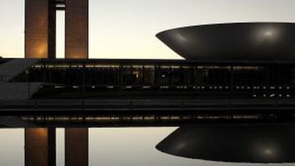 Imagen del Congreso Nacional, en la capital, Brasilia. / BLOOMBERG
