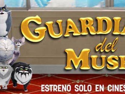 Cartel oficial 'Guardianes del museo'