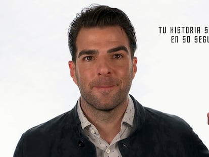 El actor Zachary Quinto.