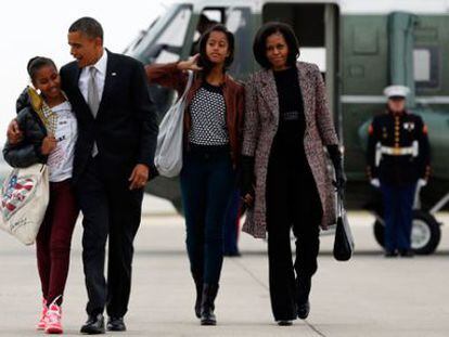 La familia Obama.