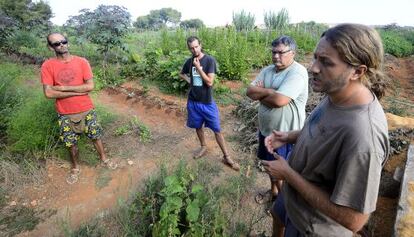Miembros de la cooperativa agroecológica de Picassent.