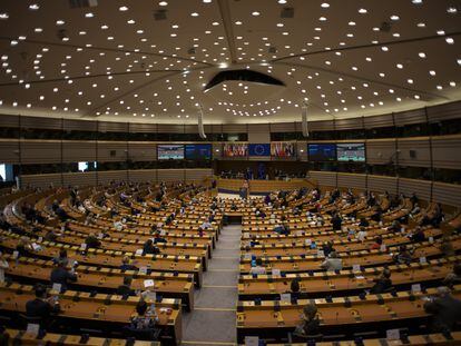 Una sesión plenaria del Parlamento Europeo en noviembre.