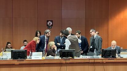 Imagen de las negociaciones de la ley europea de IA.