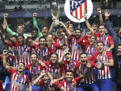 La final de la Supercopa de Europa 2018 entre el Real Madrid y el Atlético de Madrid, en imágenes