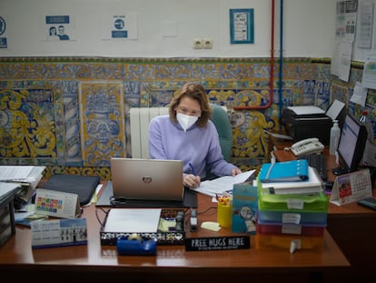 Sonsoles Salazar, directora y coordinadora Covid del colegio José María del Campo, en Sevilla.