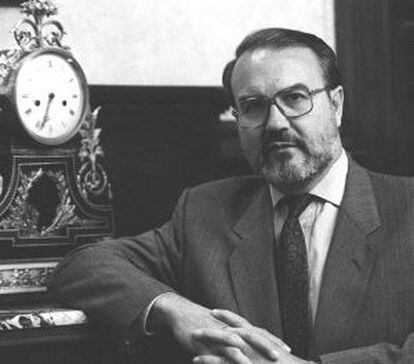 Pedro Solbes, ministro de Economía en aquella fecha.