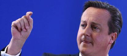 El Primer Ministro brit&aacute;nico, David Cameron.