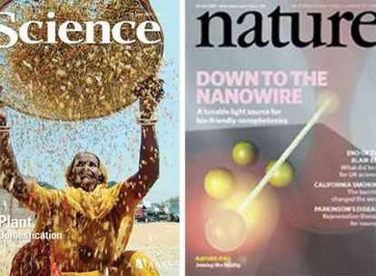 Portadas de 'Science' y 'Nature'