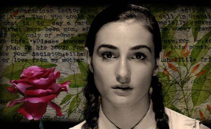 Sandra Escacena, en la piel de Hildegart Rodríguez, en uno de los vídeos de 'Cartasvivas'.