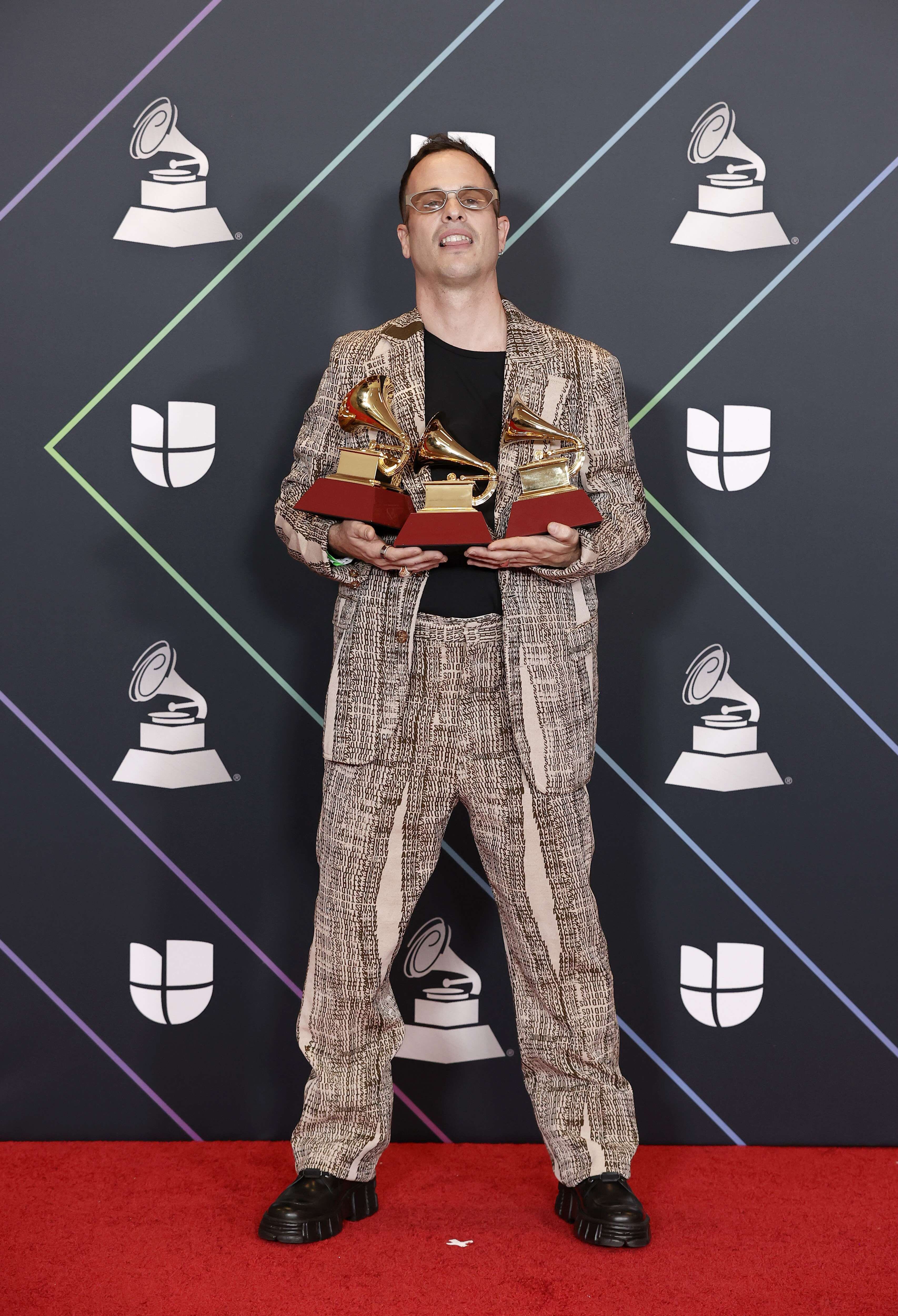 El músico y productor Alizzz, en la alfombra roja de los premios. 