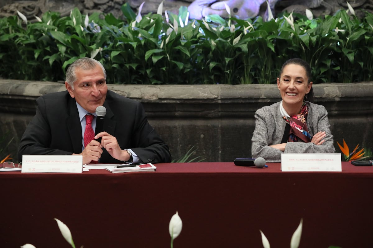 Claudia Sheinbaum y Adán López piden “paciencia” a Marcelo Ebrard en la elección del candidato de Morena: “No hay que comer antojos”