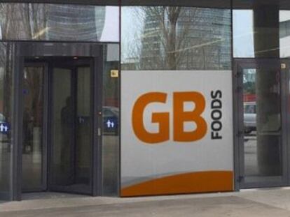 Entrada a la sede de GB Foods en la provincia de Barcelona.