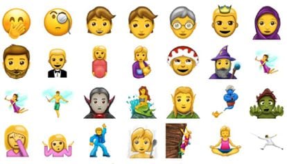 Algunos de los 'emojis' de la Emojipedia.