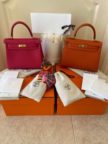 Los bolsos de Hermès (sobre todo los celebérrimos Kelly, en la imagen, y Birkin) son los más buscados.