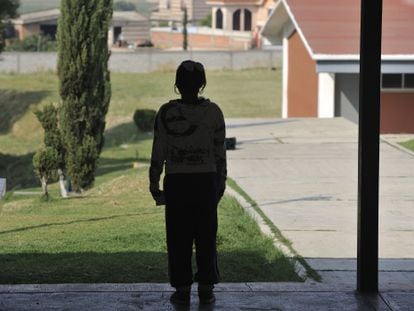 Una alumna del colegio de Tenancingo.