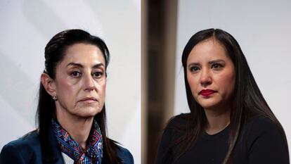 La jefa de Gobierno, Claudia Sheinbaum, y la alcaldesa de Cuauhtémoc, Sandra Cuevas.