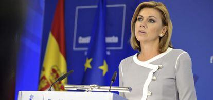 La presidenta de Castilla-La Mancha, Mar&iacute;a Dolores de Cospedal. 