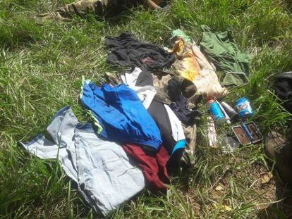 Restos del operativo en el que fue muerto Reinaldo Araújo, uno de los líderes del PCC ocultos en Paraguay.