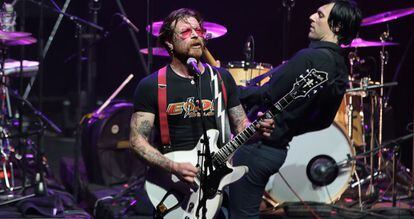 Eagles Of Death Metal en el Olympia de París, el 16 de febrero.