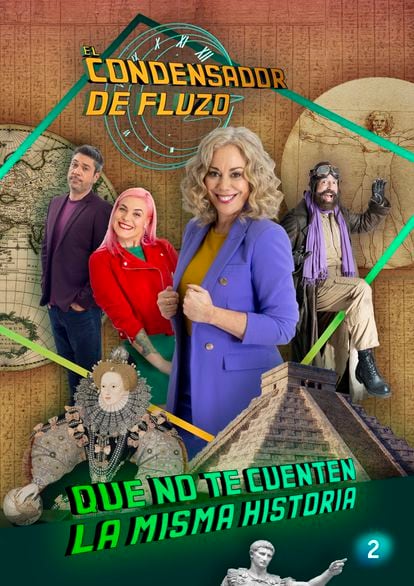 Cartel promocional del programa de divulgación histórica 'El condensador de fluzo'.
