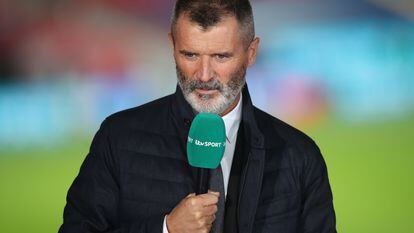 Roy Keane, el pasado mes de octubre, durante una retransmisión.