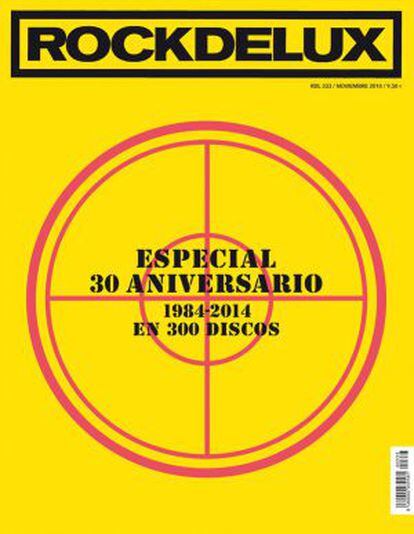 Portada del 30 aniversario de 'Rockdelux'.