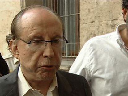 José María Ruiz-Mateos, a su llegada a los juzgados de Palma para declarar el 29 de agosto de 2012.