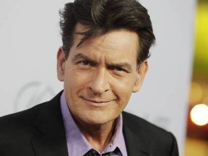 El actor Charlie Sheen. 