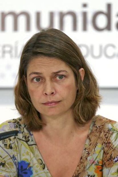 La consejera madriileña de Educación Lucía Figar.