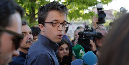 &Iacute;&ntilde;igo Errej&oacute;n, director de campa&ntilde;a de Podemos.