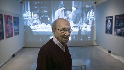 Pere Portabella, el pasado diciembre en una exposición sobre su obra en el Museo Can Framis de Barcelona.