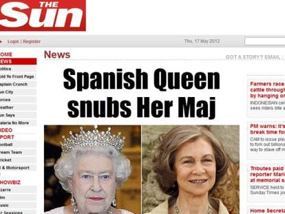 La prensa británica, indignada por la ausencia de la reina de España