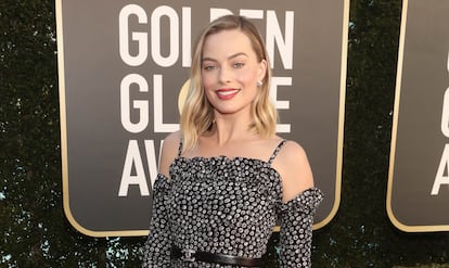 HANDOUT - 28 February 2021, US, Beverly Hills: Actress Margot Robbie poses for a picture as she arrives to attend the 2021 Golden Globe Awards at the Beverly Hilton Hotel. The 78th Globe trophies will be held largely virtually due to the coronavirus pandemic. Photo: Todd Williamson/NBC/ZUMA Wire/dpa - ATTENTION: editorial use only in connection with the latest coverage and only if the credit mentioned above is referenced in full
Todd Williamson/NBC/ZUMA Wire/dp / DPA
28/02/2021 ONLY FOR USE IN SPAIN