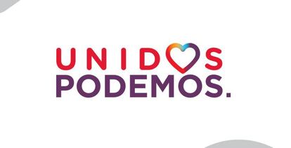 El logo que usará Izquierda Unida, con el fondo blanco.