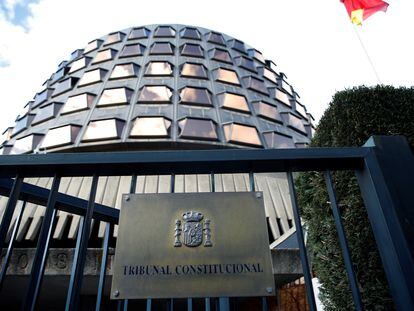 Imagen de la sede del Tribunal Constitucional, en Madrid.