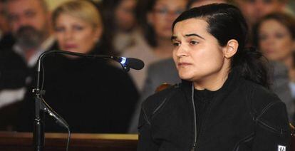 Triana Martínez, durante el juicio por el asesinato de Isabel Carrasco.