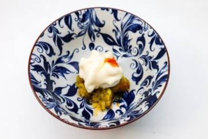 7 turismo en la palma 5 Plato de El Sitio, restaurante de la Hacienda de Abajo, en Tazacorte.