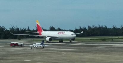 un avi&oacute;n de Iberia