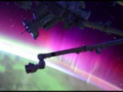 El astronauta de la NASA Scott Kelly publica en Twitter instantáneas captadas durante una puesta de sol.