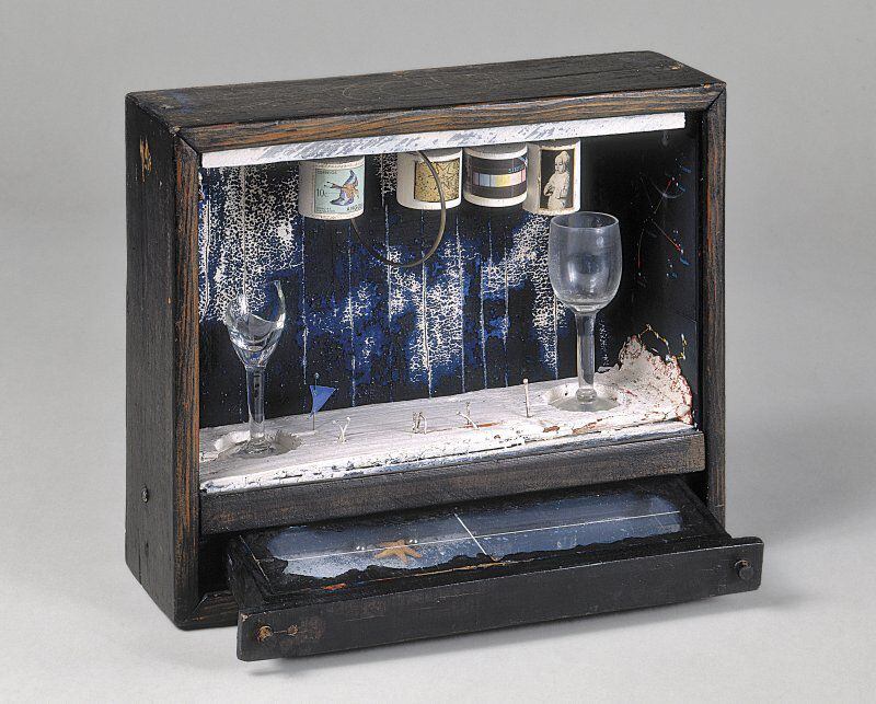 'Burbuja de jabón azul', 1949-1950, de Joseph Cornell. 