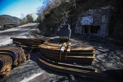 Mina La Escondida, vinculada a la central de Compostilla, en León.