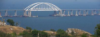 El puente de Kerch, en junio de 2018.