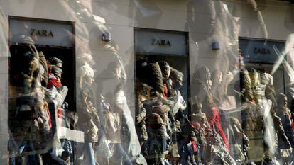 Escaparate de Zara, germen del emporio textil Inditex.